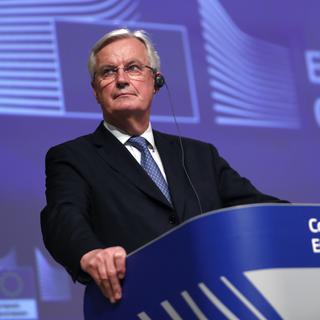 Michel Barnier, négociateur de l'UE en charge du Brexit. [Keystone/AP Photo - Francisco Seco]