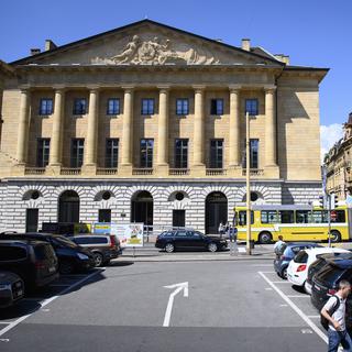 Le bâtiment de l'Hôtel de Ville de Neuchâtel. [Keystone - Laurent Gillieron]