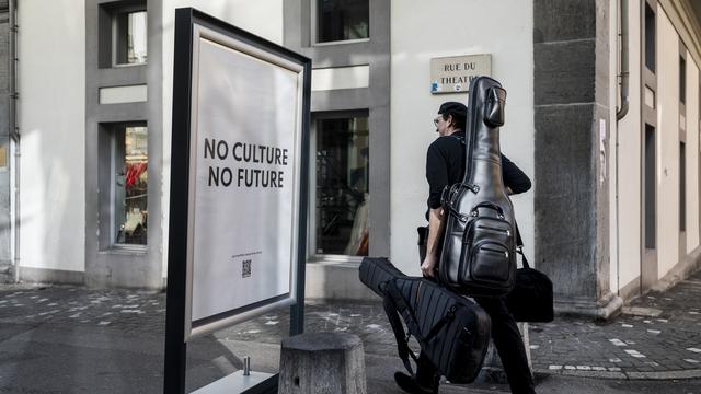 Le Conseil fédéral renforce l'aide au secteur culturel. [Keystone - Jean-Christophe Bott]