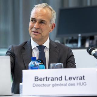 Bertrand Levrat, directeur général des Hôpitaux universitaires de Genève (HUG). [Keystone - Martial Trezzini]