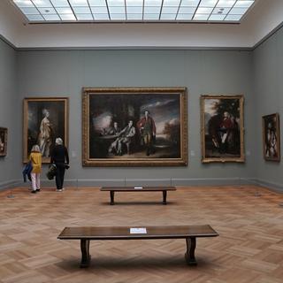 Une des salles du Metropolitan Museum of Art à New York lors de l'exposition "A New Look at Old Masters", en décembre 2020. [AFP - TIMOTHY A. CLARY]
