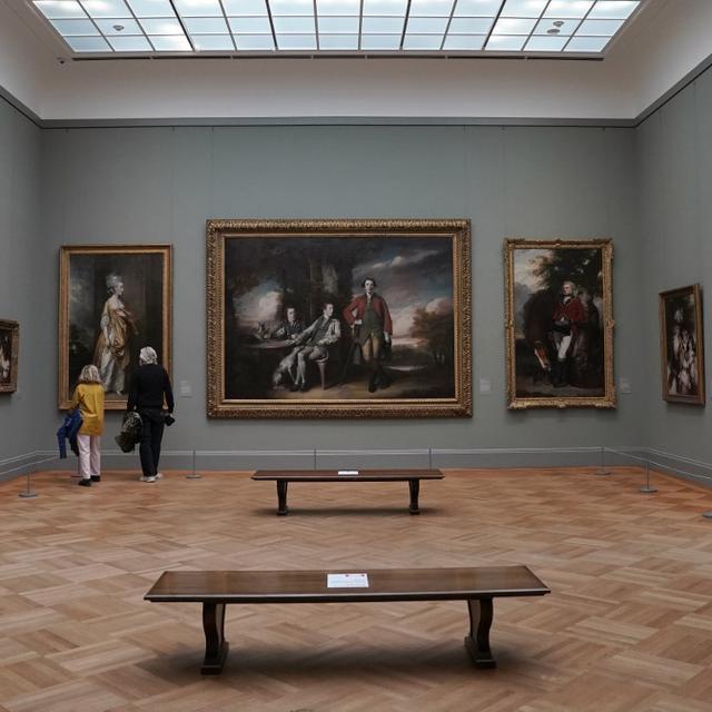 Une des salles du Metropolitan Museum of Art à New York lors de l'exposition "A New Look at Old Masters", en décembre 2020. [AFP - TIMOTHY A. CLARY]