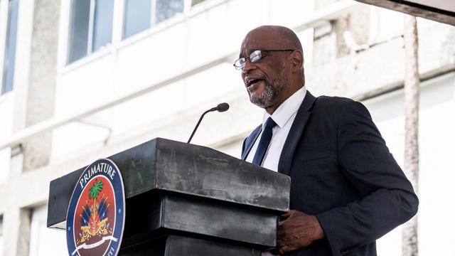 Le Premier ministre haïtien Ariel Henry. [AFP - VALERIE BAERISWYL]