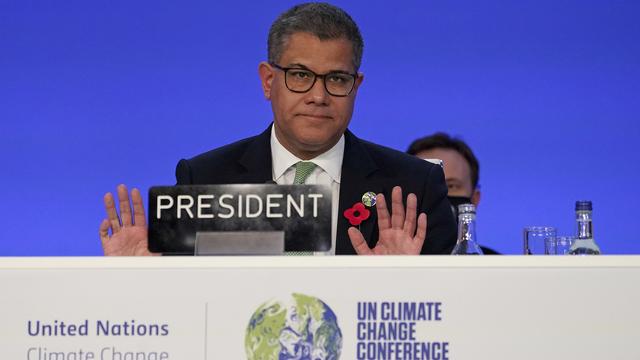 L'accord signé à Glasgow dans le cadre de la COP26 ne suffira pas à limiter le réchauffement à 1,5°C. [Keystone/AP - Alberto Pezzali]