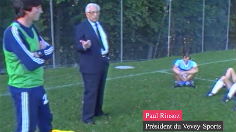 Paul Rinsoz, président de Vevey-Sports [RTS]