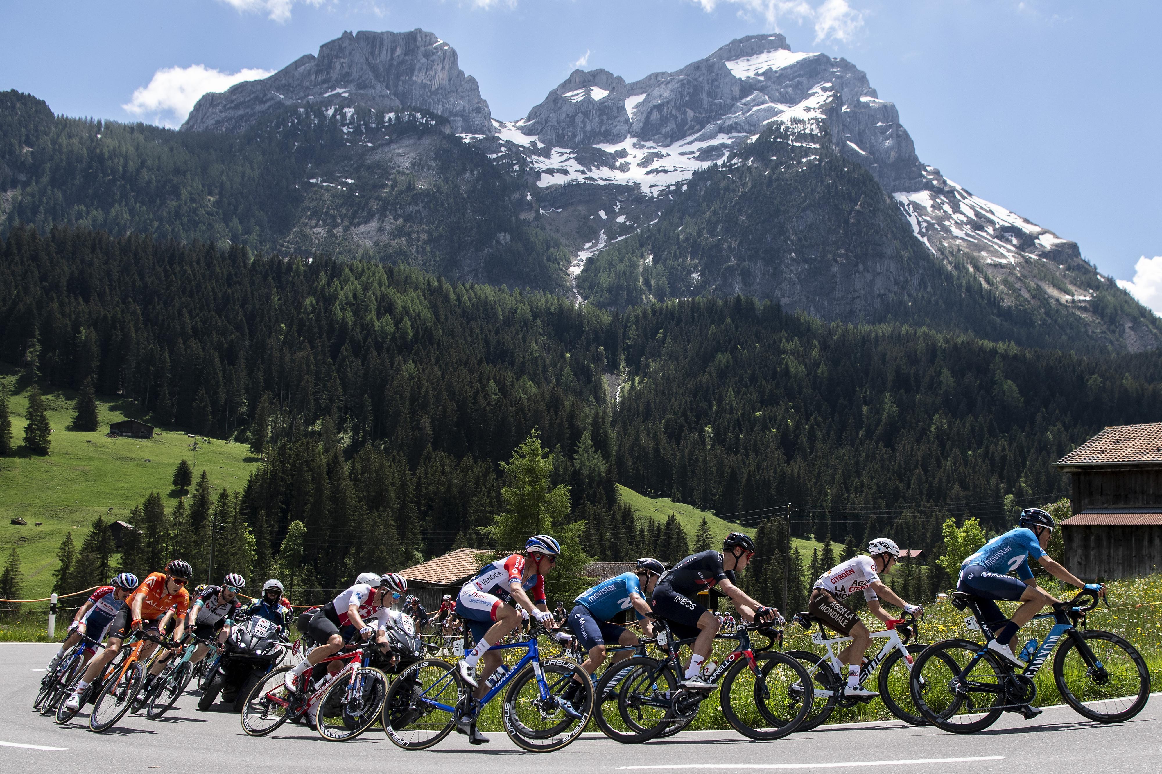 La 5e étape du Tour de Suisse reliait Gstaad à Loèche-les-Bains. [Urs Lindt/freshfocus - Urs Lindt]