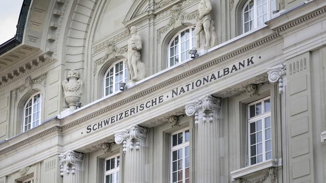 La Banque nationale suisse (BNS) à Berne. [Keystone - Gaetan Bally]