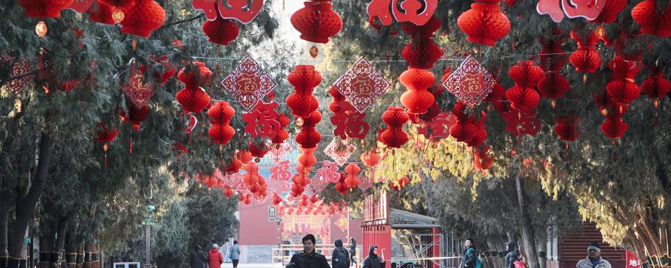 Les traditionnelles festivités du Nouvel-An chinois risquent d'avoir cette année un goût amer pour de nombreux travailleurs migrants. [Sputnik via AFP - Maria Plotnikova]