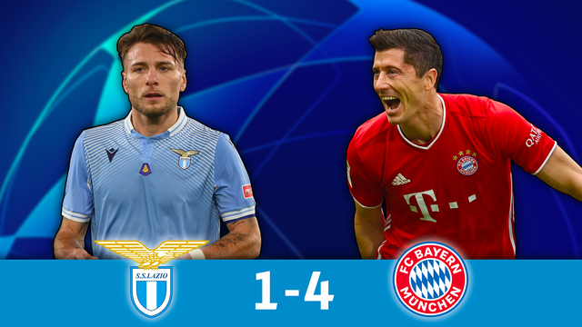 1-8 aller, Lazio - Bayern (1-4): le Bayern en balade à Rome