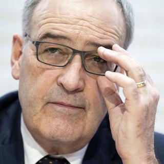 Guy Parmelin, président de la Confédération. [KEYSTONE - Peter Schneider]