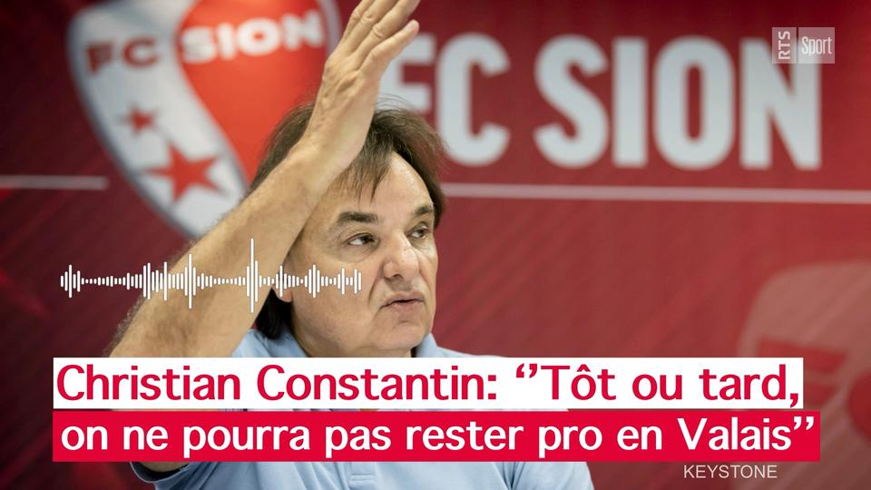 Christian Constantin, président du FC Sion