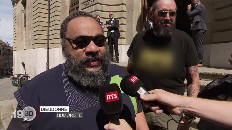 Le polémiste Dieudonné fait face à la justice genevoise pour des propos négationnistes tenus en Suisse en 2019