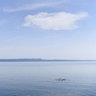 Le lac de Neuchâtel. [Keystone - Anthony Anex]