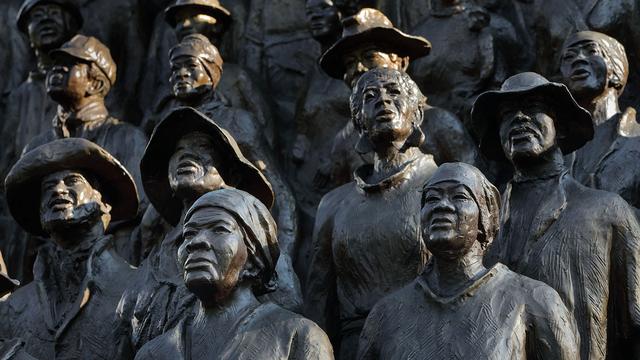 Mémorial dédié à l'histoire des esclaves noirs à Austin (Texas). [AFP - Manuel Cohen]