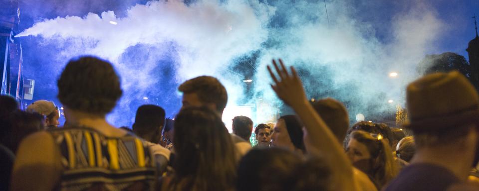 La Street Parade de Zurich, Août 2015. [Keystone - Gaetan Bally]