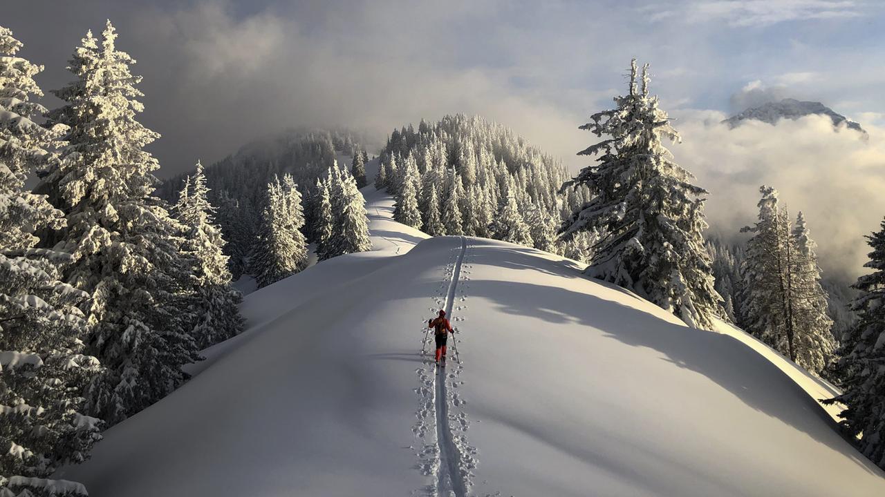 Le ski de randonnée provoque 19 décès en moyenne chaque année en Suisse. [KEYSTONE - GIAN EHRENZELLER]