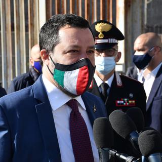 L'ex-ministre de l'Intérieur italien Matteo Salvini sera jugé pour avoir bloqué des migrants en mer. [EPA/Orietta Scardino]