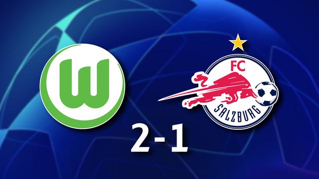 4e j. Gr.G, VfL Wolfsburg -Salzburg (2-1): résumé de la rencontre