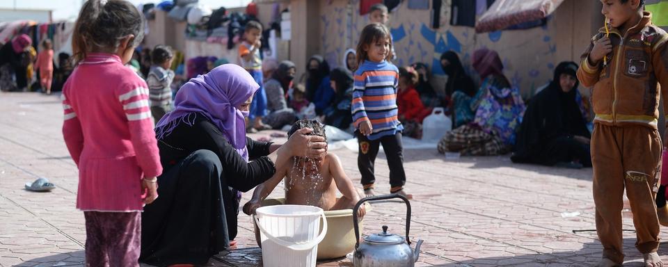 En Irak, les pénuries d'eau se multiplient, en grande partie à cause du réchauffement climatique. [EPA/Keystone - Jens Kalaene]