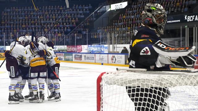 Les Genevois ont ouvert le score grâce à leur capitaine Noah Rod. [Urs Lindt]