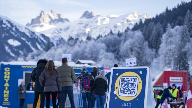 La manche d'Engelberg de la Coupe du monde de saut à ski a pu se tenir comme prévu ce week-end. [Keystone - Urs Flueeler]