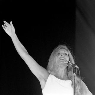 Dalida en concert en 1977. [via AFP - LECOEUVRE PHOTOTHEQUE / Collection ChristopheL]