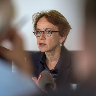 Eva Herzog, conseillère aux Etats socialiste de Bâle-ville, membre de la délégation du Parlement pour les relations avec le Bundestag. [Keystone - Georgios Kefalas]