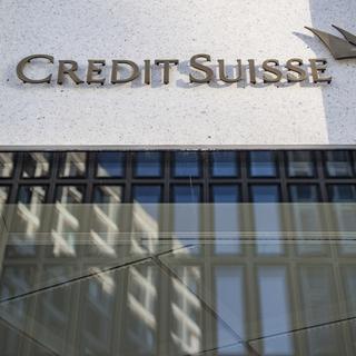 Le logo de Credit Suisse. [KEYSTONE - Urs Flueeler]