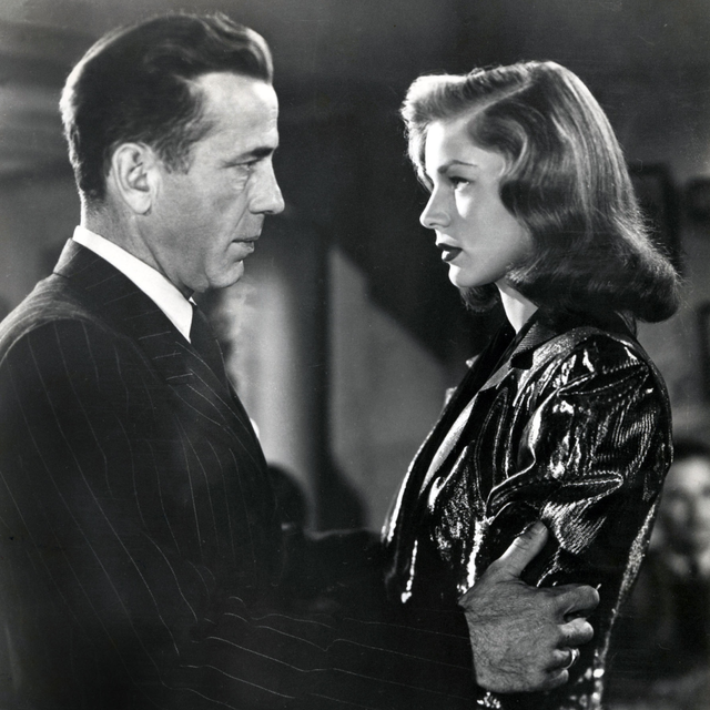 Humphrey Bogart et Lauren Bacall dans "Le Grand Sommeil" (1946) de Howard Hawks. [AFP - Collection Christophel © Warner Bros]