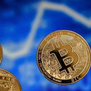 Le bitcoin a passé pour la première fois la barre des 60'000$ en mars [Keystone]