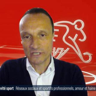 Adrian Arnold, responsable de la communication à l'Association Suisse de football. [RTS]