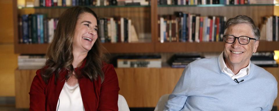 Bill et Melinda Gates en 2019. [Keystone/AP - Elaine Thompson]