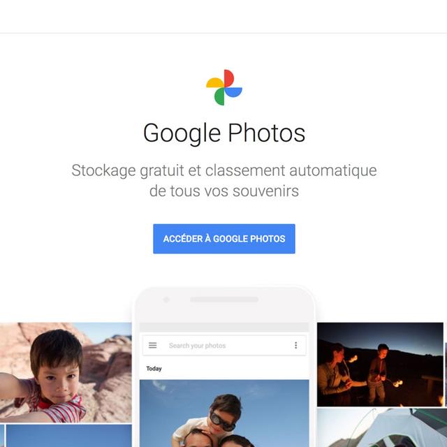 Capture d'écran de la page d'accueil de Google photos. [Google.com - DR]