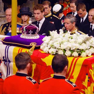 La reine Elizabeth est décedée le 30 mars 2002. [EPA/Keystone - Ben Curtis]