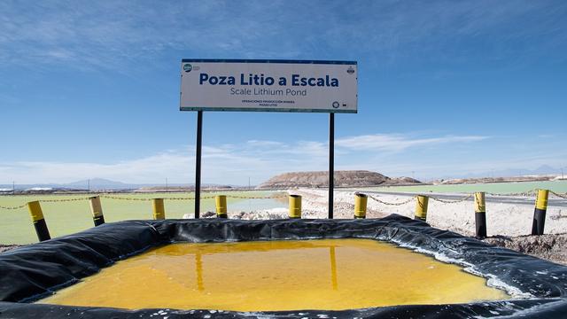 Image de mine de lithium dans le Salar d'Atacama. [RTS - Marion Esnault]