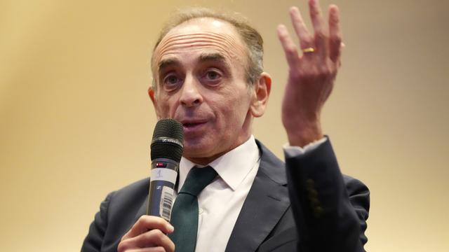 La venue d'Eric Zemmour à Genève fait grand bruit. [AP - Kirsty Wigglesworth]