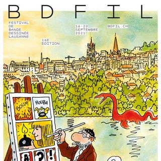 L'Affiche de Tardi pour cette 16e édition de BDFIL. [BEDEFIL]