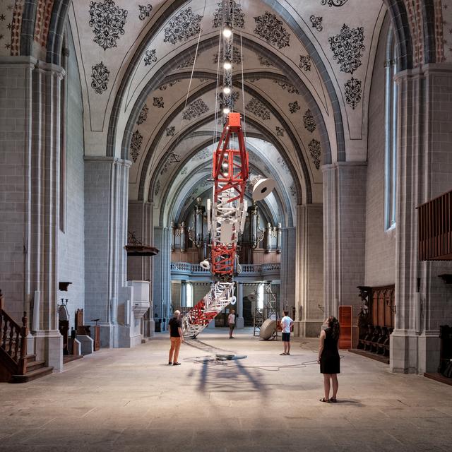 L'exposition "Paraboles ulx-56834" à l'église Saint-François, à Lausanne. [Vandy Studio - Vandy Studio]