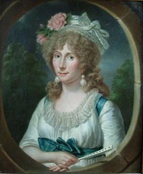 Julie Candeille par Adélaïde Labille-Guiard en 1791. [CC-BY-SA]