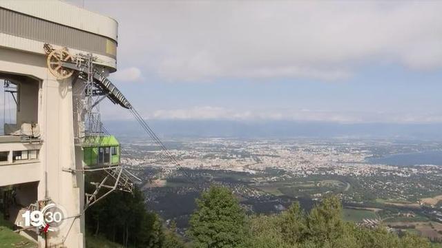 Le téléphérique du Salève ferme dimanche pour deux ans de travaux. [RTS]