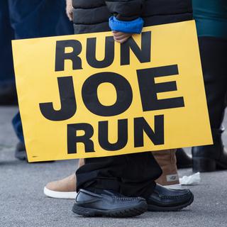 Joe Biden, sprinteur et marathonien... [Keystone/epa - Samuel Corum]