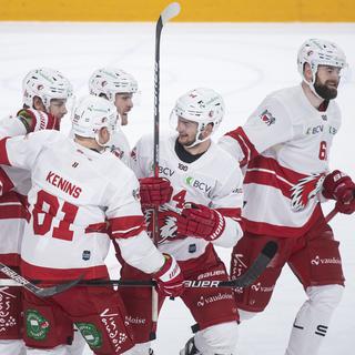 Le Lausanne HC jouera contre le HC Bienne lors de la 15e journée de National League. [Keystone - Pablo Gianinazzi]