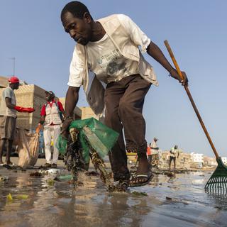 Sur l’île Ngor au Sénégal, le combat des habitants pour préserver leur environnement. [EPA/ Keystone - Nic Bothma]