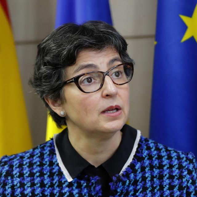 Arancha González Laya, ex-ministre espagnole des Affaires étrangères. [Keystone/EPA - Robert Ghement]