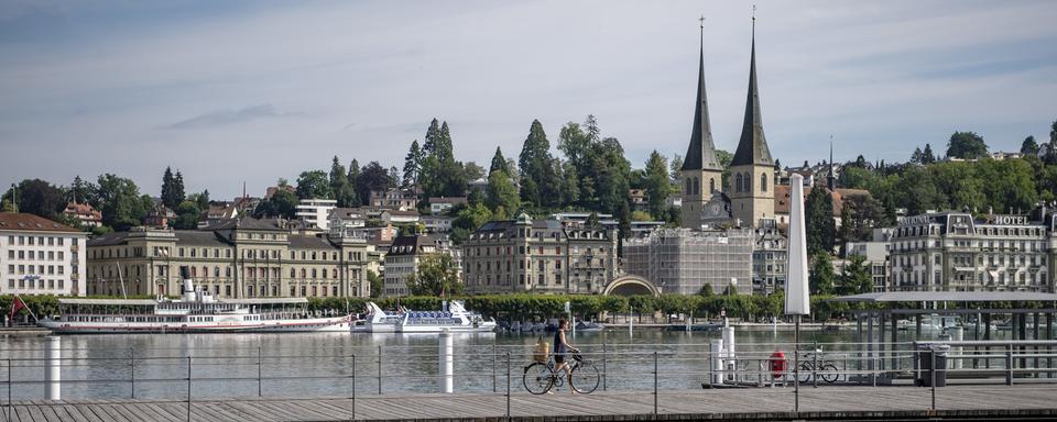 Une vue de la ville de Lucerne. [Keystone - Urs Flueeler]