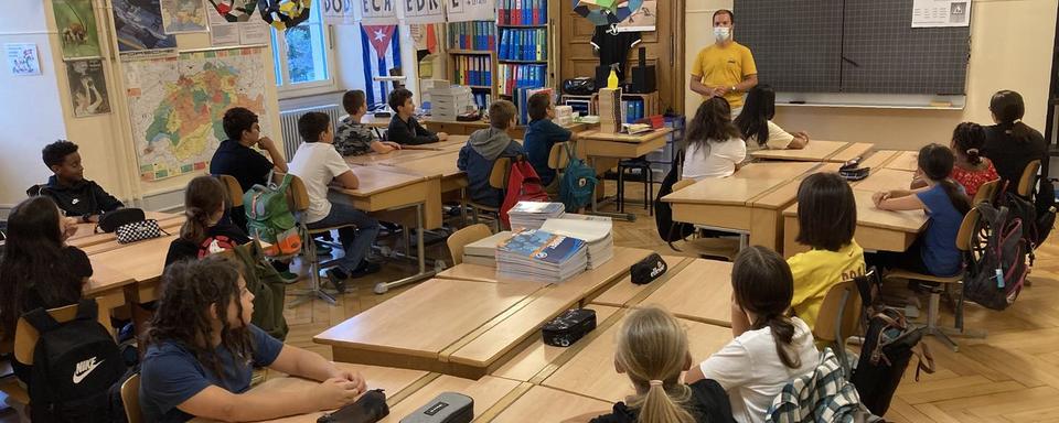 Une rentrée scolaire la plus normale possible. [RTS - Gaël Klein]