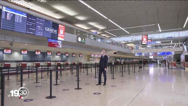 L'aéroport de Genève sort d'une année noire. Les employées de Swissport sont dans la rue