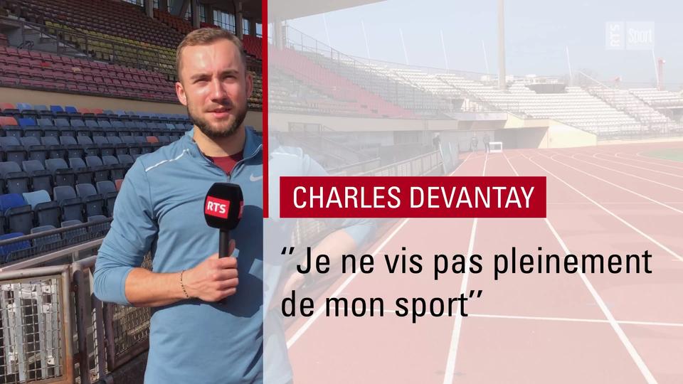 Charles Devantay: "Je ne vis pas pleinement de mon sport".