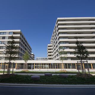 Le nouveau quartier de Belle-Terre à Thonex, près de Genève, le 18 septembre 2021 (image d'illustration). [Keystone - Martial Trezzini]