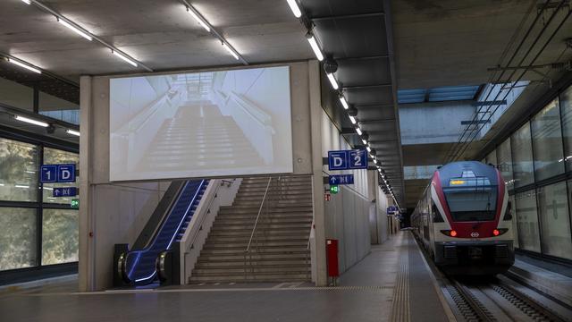 La moitié des gares ne sont pas accessibles pour les personnes en situation de handicap. [Keystone - Salvatore Di Nolfi]